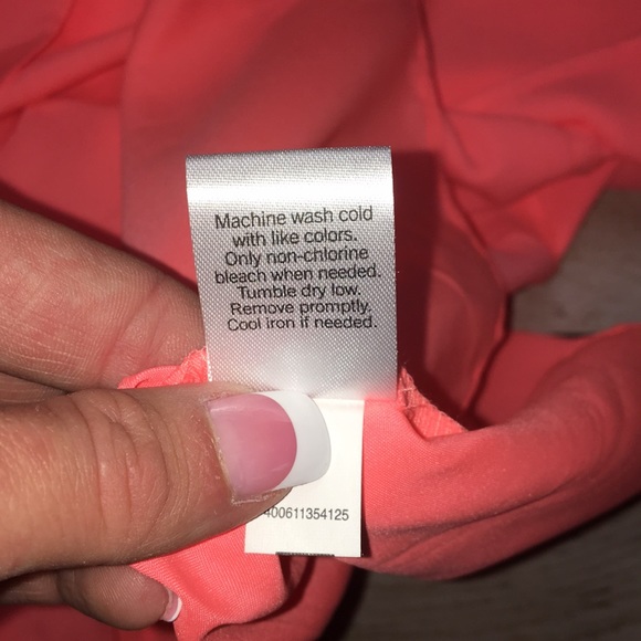 APT 9 Coral One-Shoulder Ruffle Dress M NWT - Picture 7 of 7